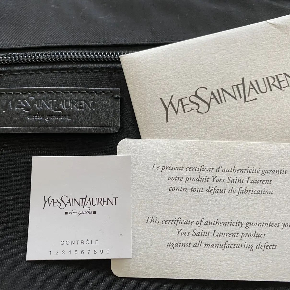 Saint Laurent Ysl Rive Gauche “Contrle” Tote - image 3
